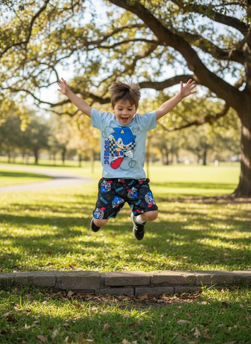 Conjunto Infantil Sonic – Velocidade e Diversão