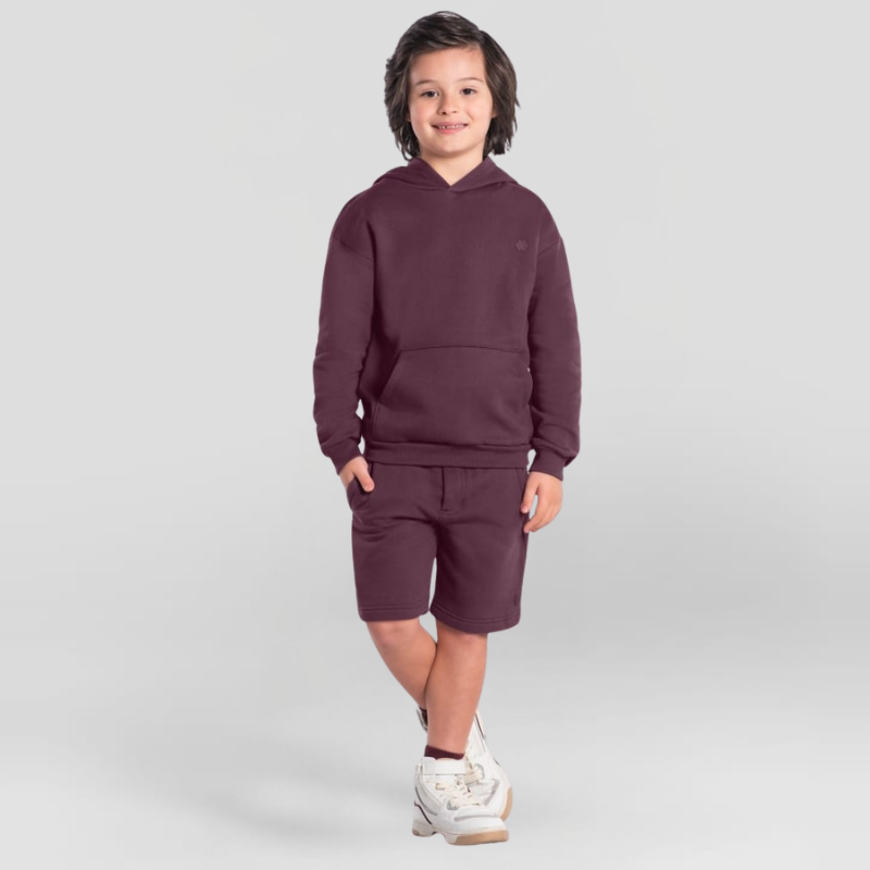 Blusão Infantil Horizonte em Moletom