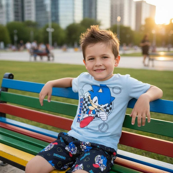 Conjunto Infantil Sonic – Velocidade e Diversão