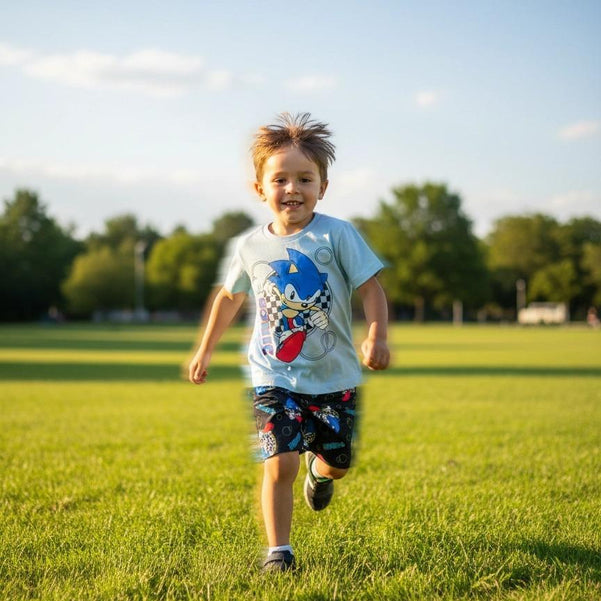 Conjunto Infantil Sonic – Velocidade e Diversão