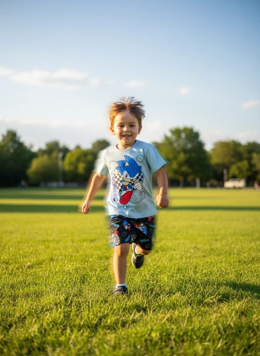 Conjunto Infantil Sonic – Velocidade e Diversão