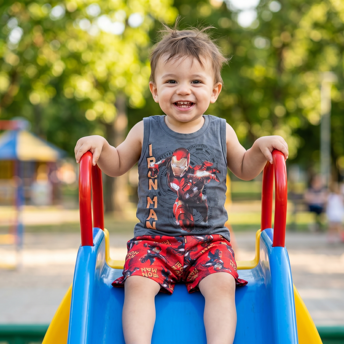 Conjunto Infantil Homem de Ferro – Pequeno Herói