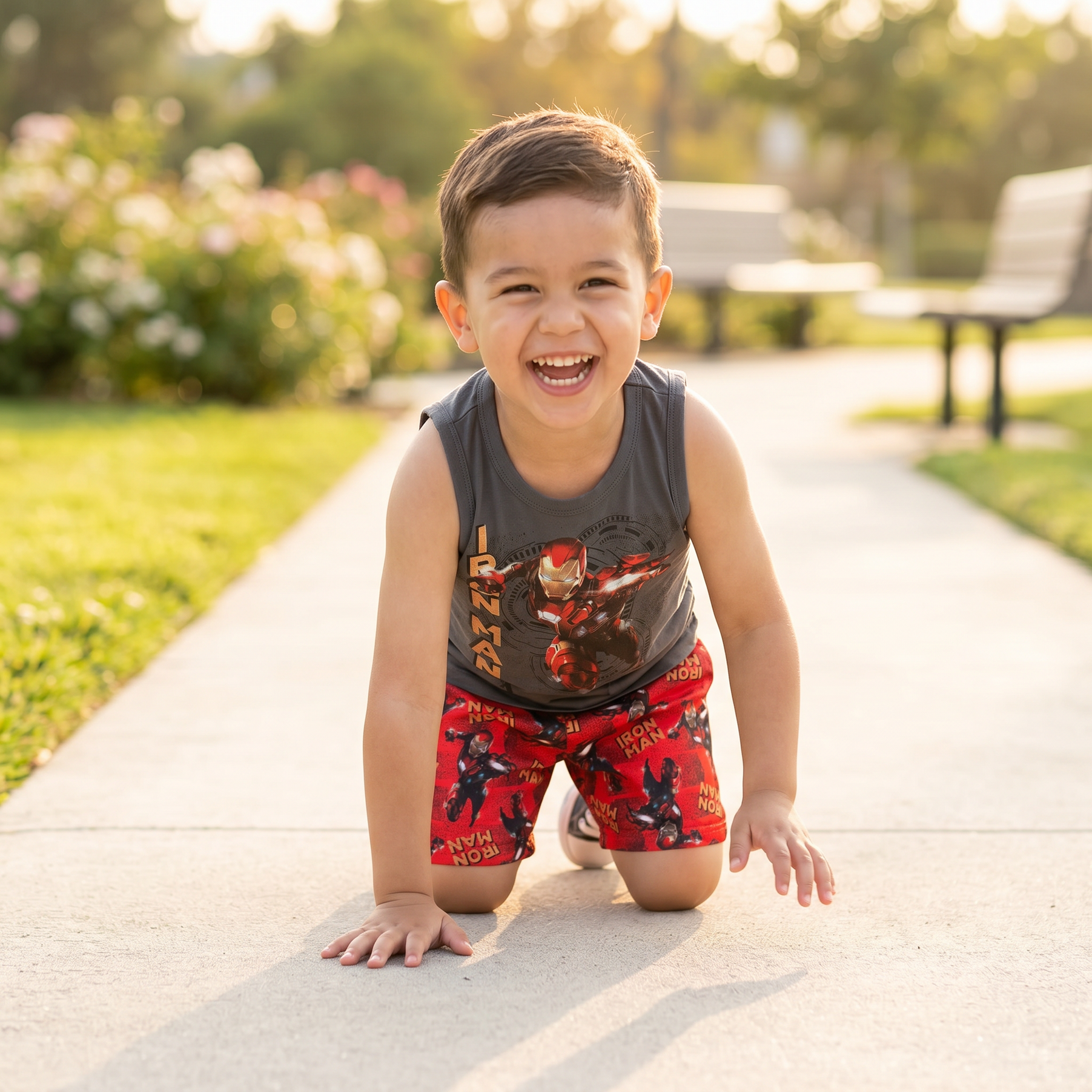 Conjunto Infantil Homem de Ferro – Pequeno Herói