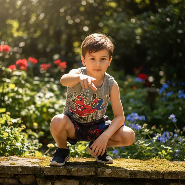 Conjunto Infantil Homem-Aranha – Pequeno Herói