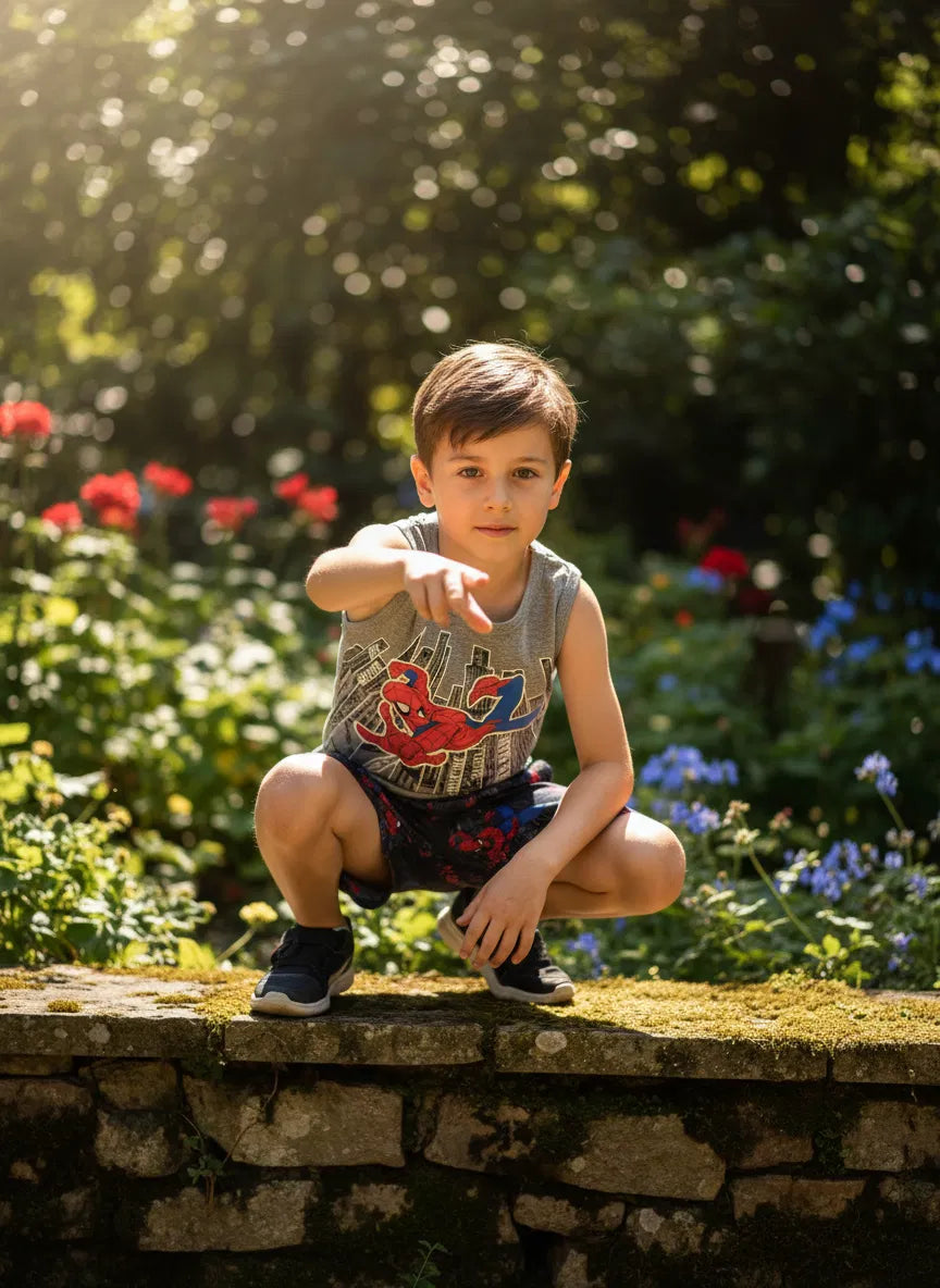 Conjunto Infantil Homem-Aranha – Pequeno Herói